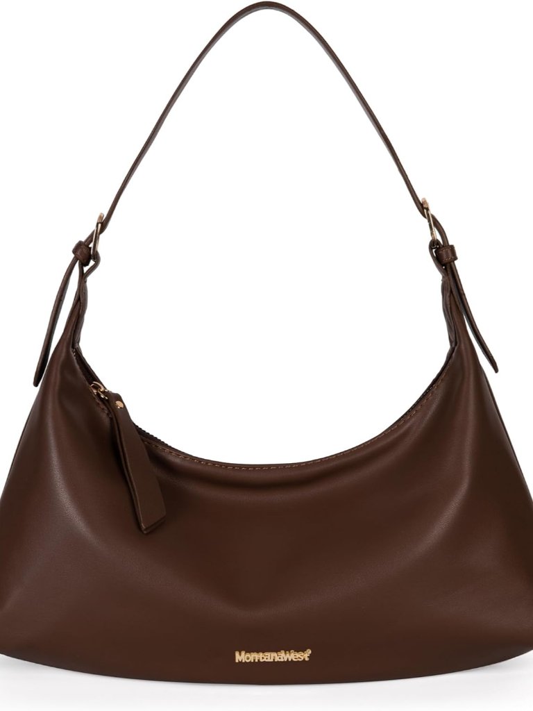 Medium Shoulder Purses For Women Crescent Hobo Bags Trendy Purses